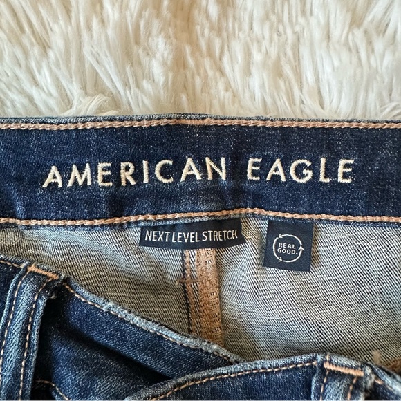 American Eagle Women’s Blue Jegging Jeans Size: 8 - Picture 3 of 7